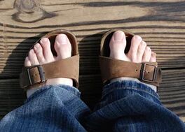 Gesond Féiss a Sandalen